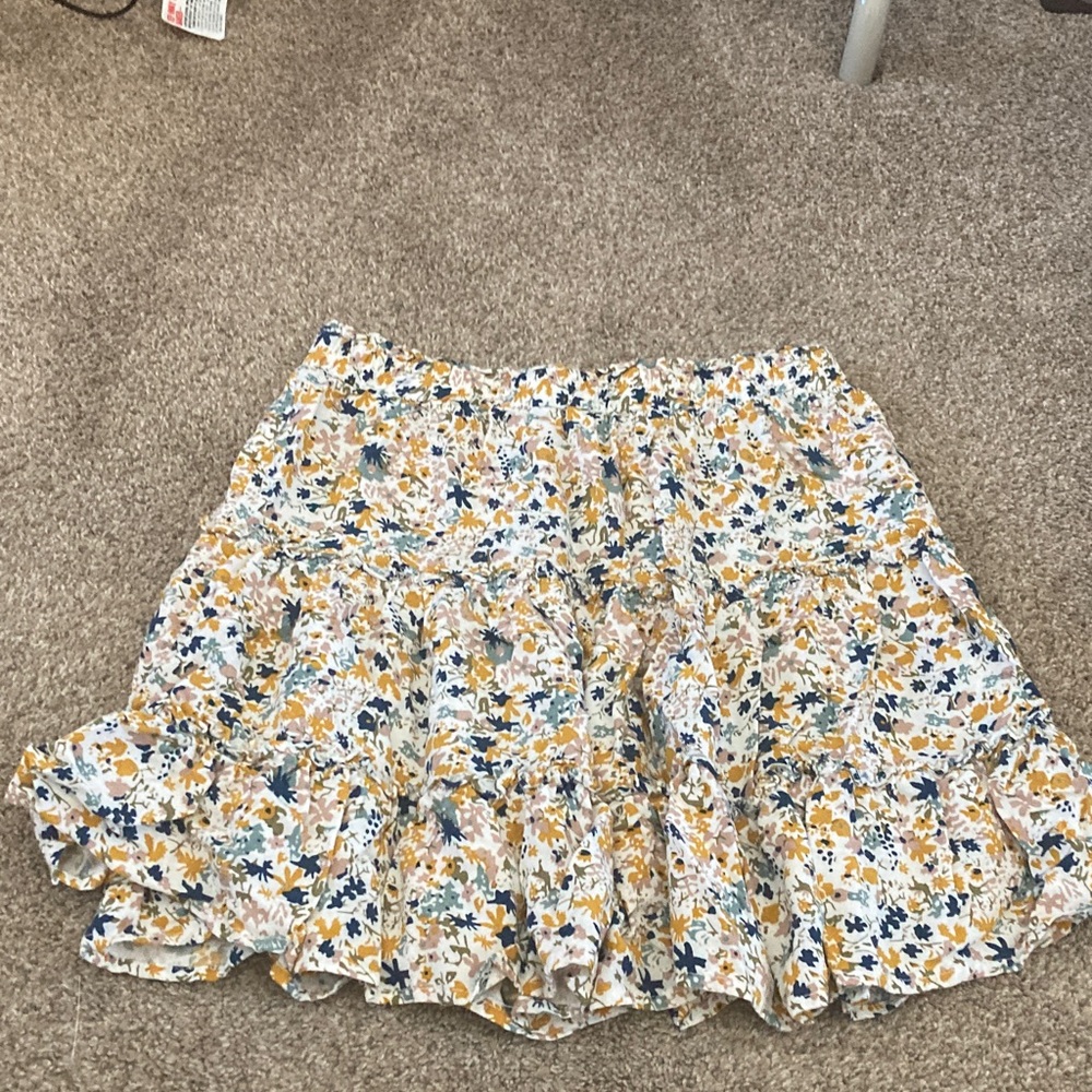 Cynthia Rowley Multicolor Floral Skirt